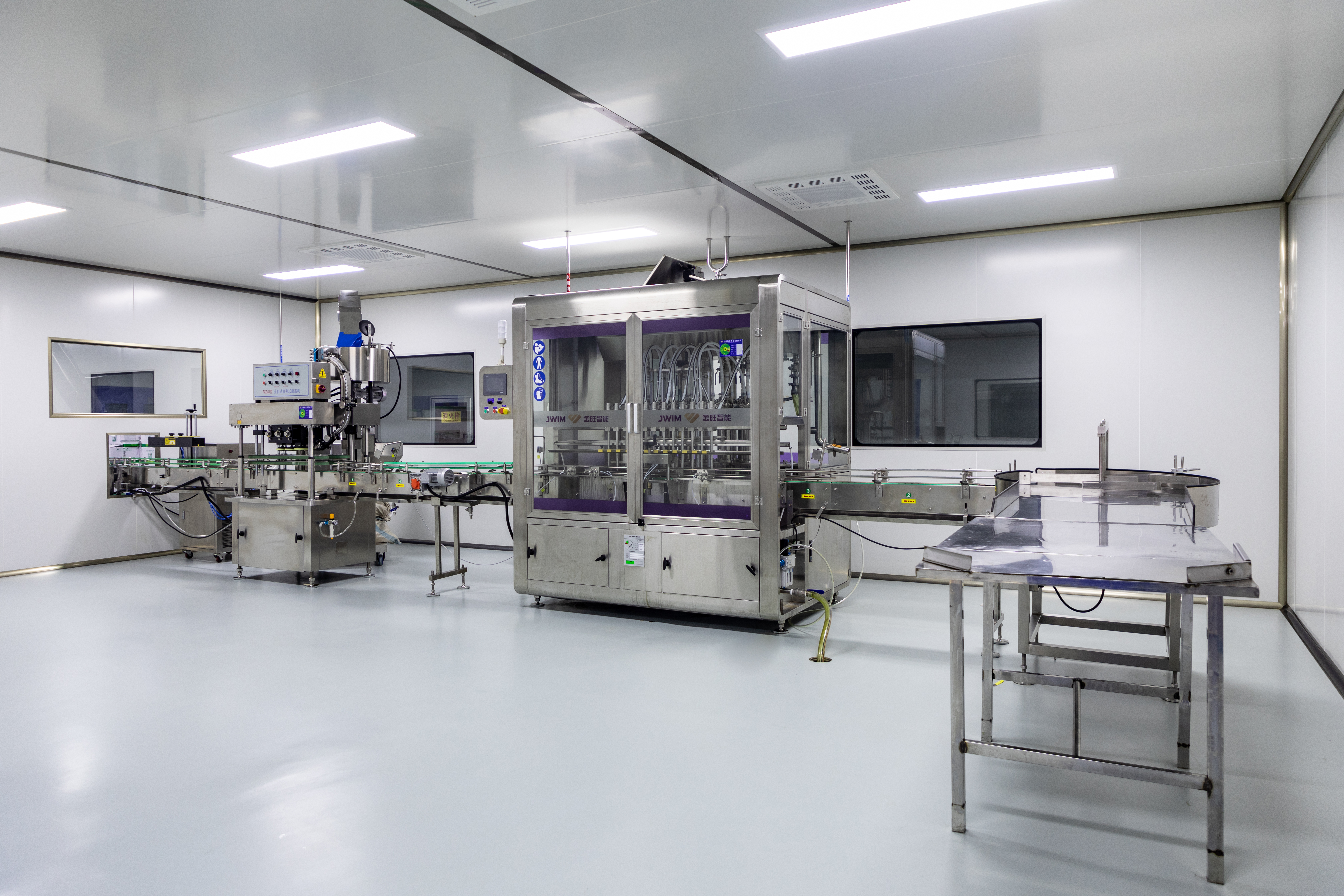 類農(nóng)化濰坊華英獸藥口服液粉劑包裝線